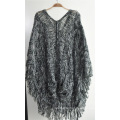 Ladies 100% Acrylic Fancy Yarn Knit Pullover Sweater